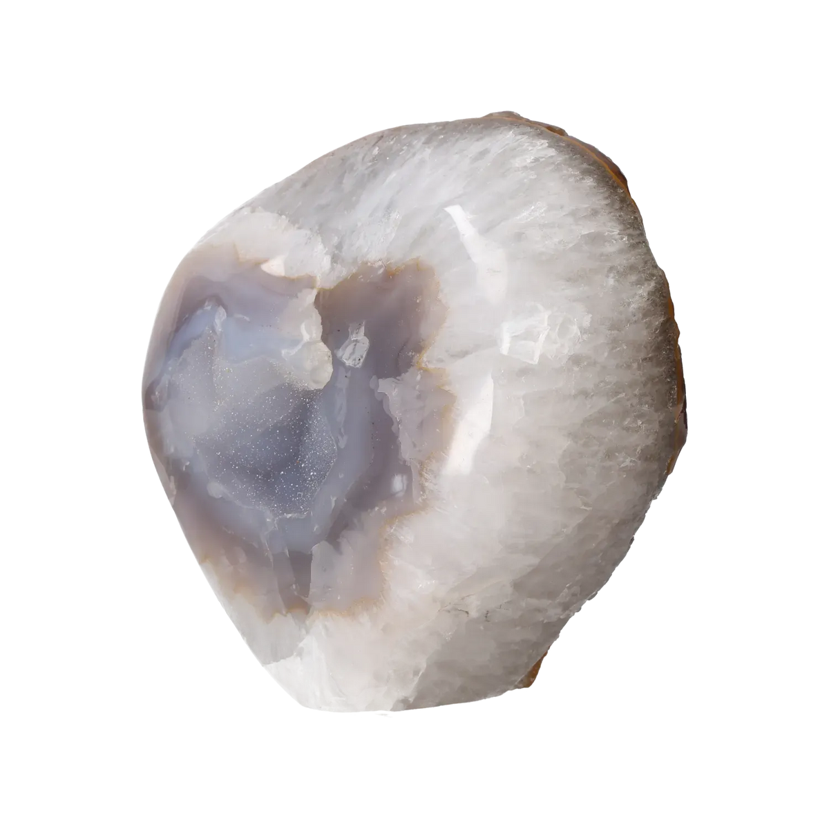 Agate Geode with Quartz Cut Base 10000428