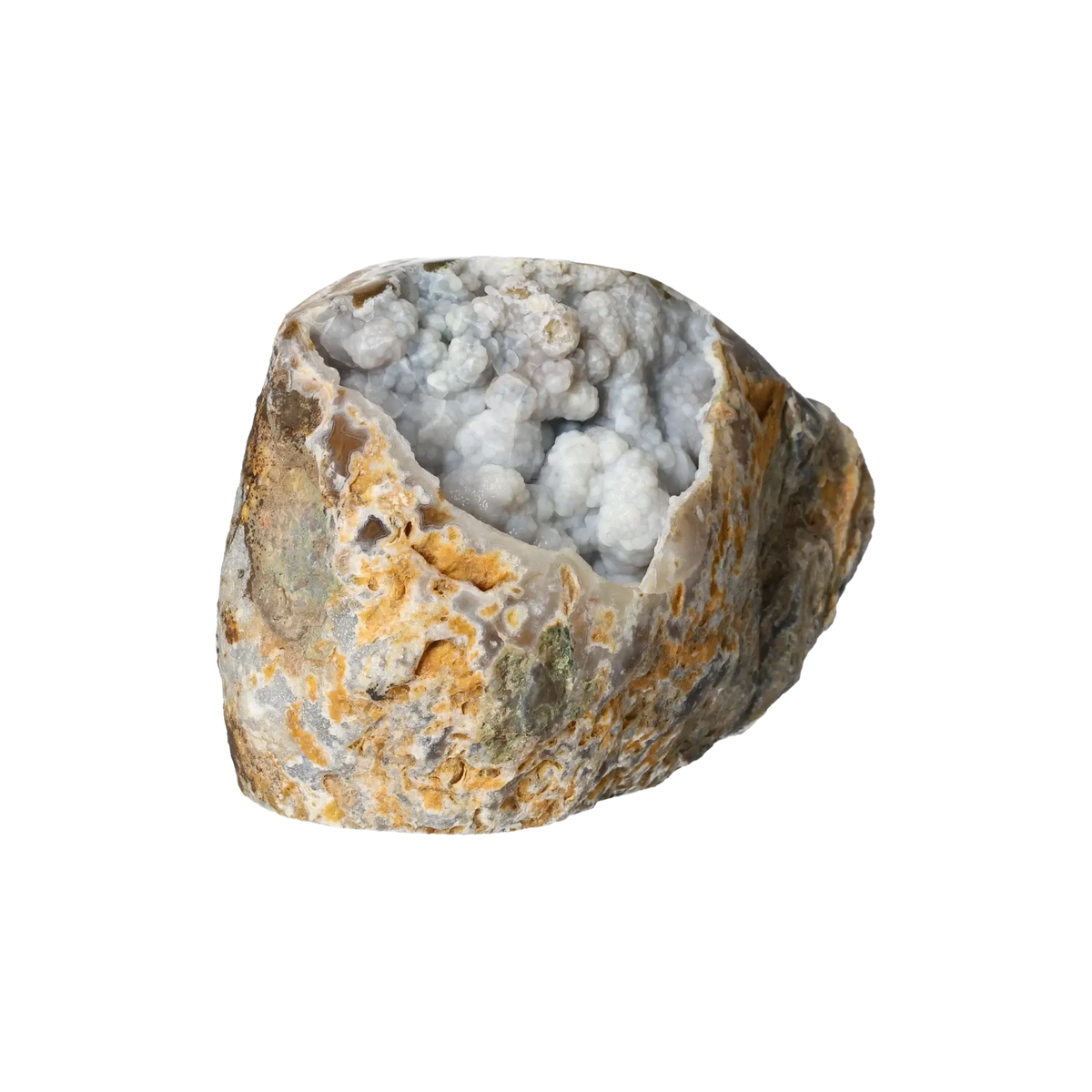 Agate Geode with Chaledony Cut Base 10000379