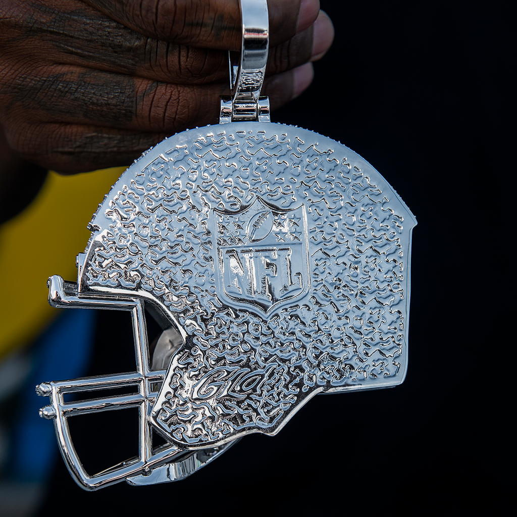 Giant Kansas City Chiefs Official NFL Helmet Pendant