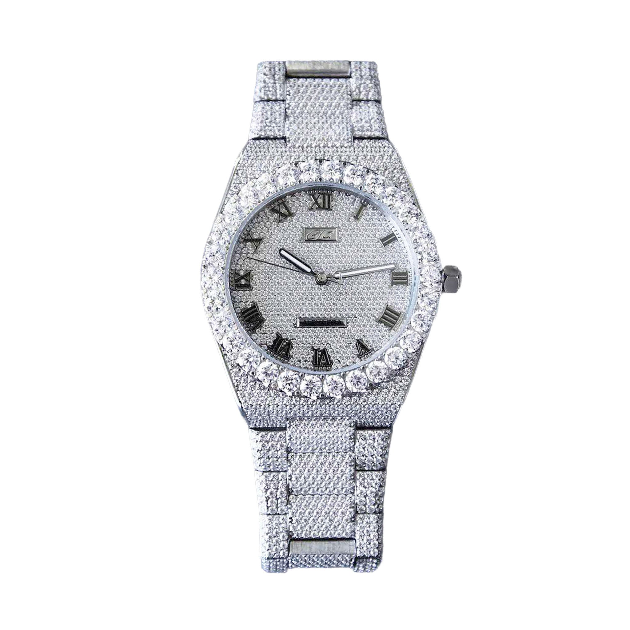 42MM Fully Iced Moissanite Alpha Era® 316