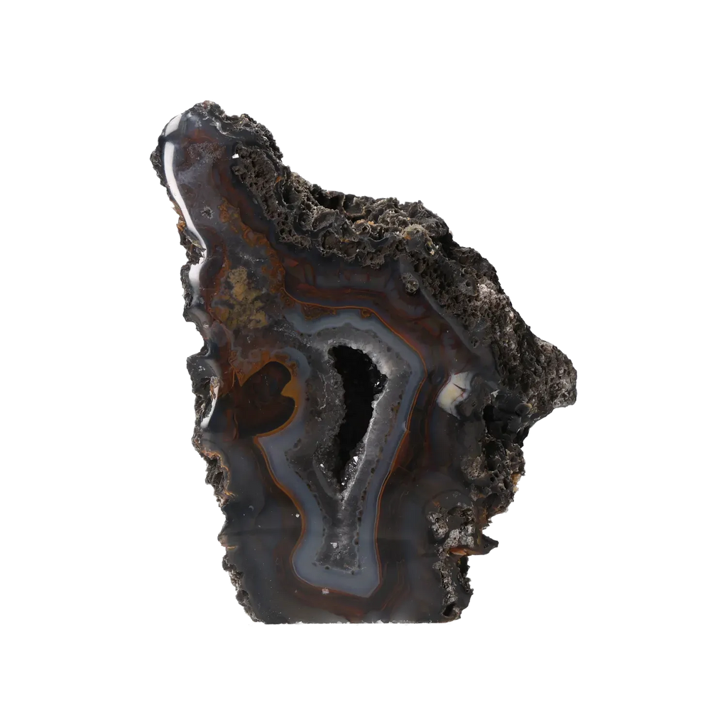 Agate Geode with Quartz Cut Base 10000418