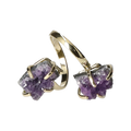 Amethyst Druse Ring  Gold