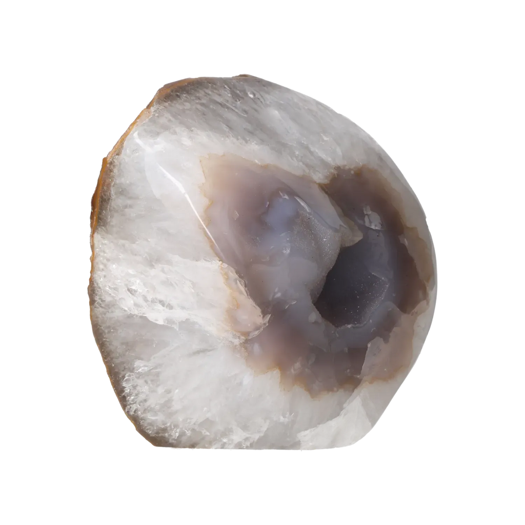 Agate Geode with Quartz Cut Base 10000428