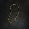 GLD X Bloody Osiris 5mm Lab Diamond Canary Tennis Chain in Solid Yellow Gold