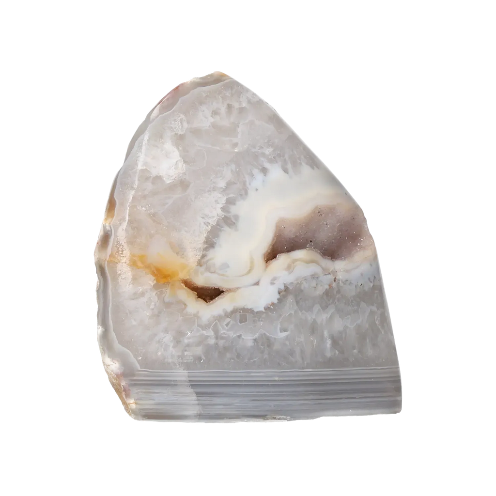 Agate Geode with Quartz Cut Base 10000401