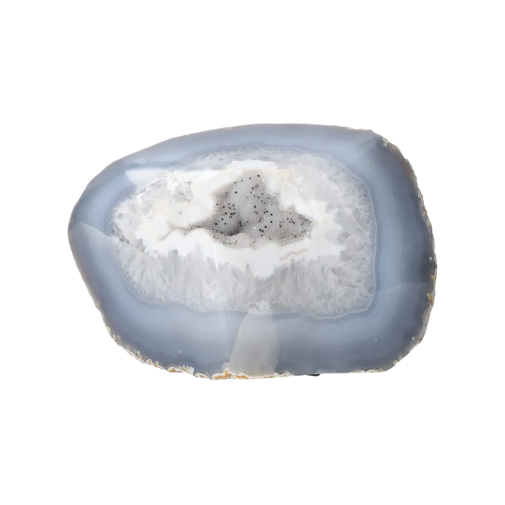 Agate Geode with Quartz Cut Base 10000423