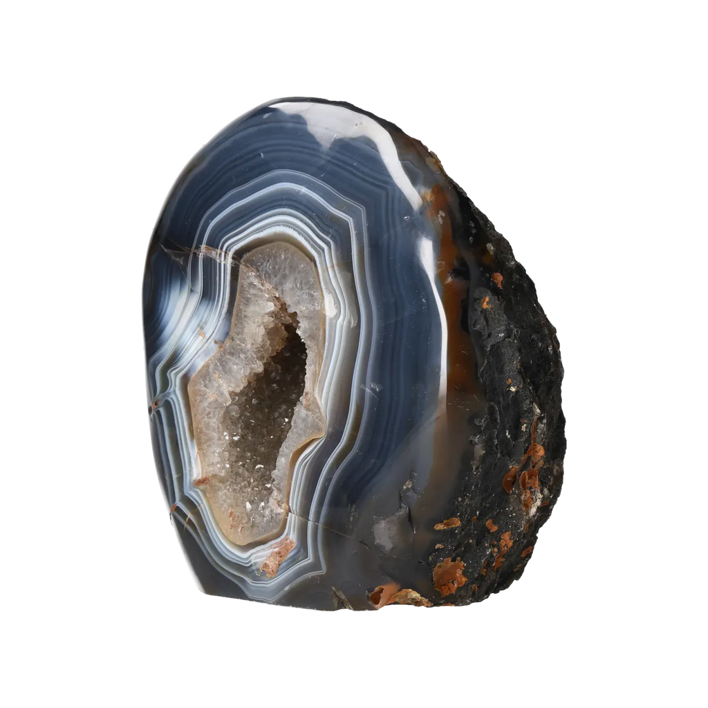 Agate Geode with Quartz Cut Base 10000426