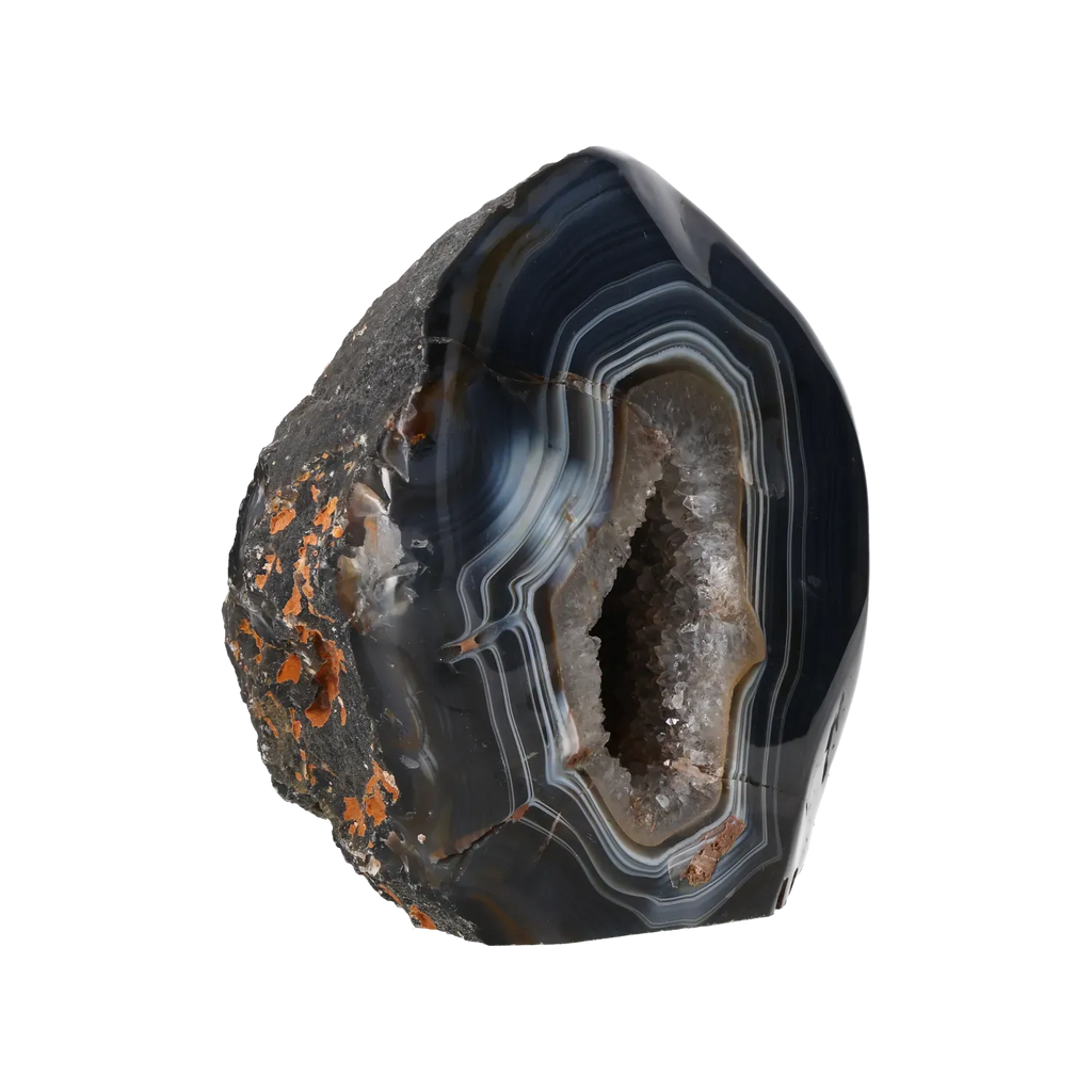 Agate Geode with Quartz Cut Base 10000426