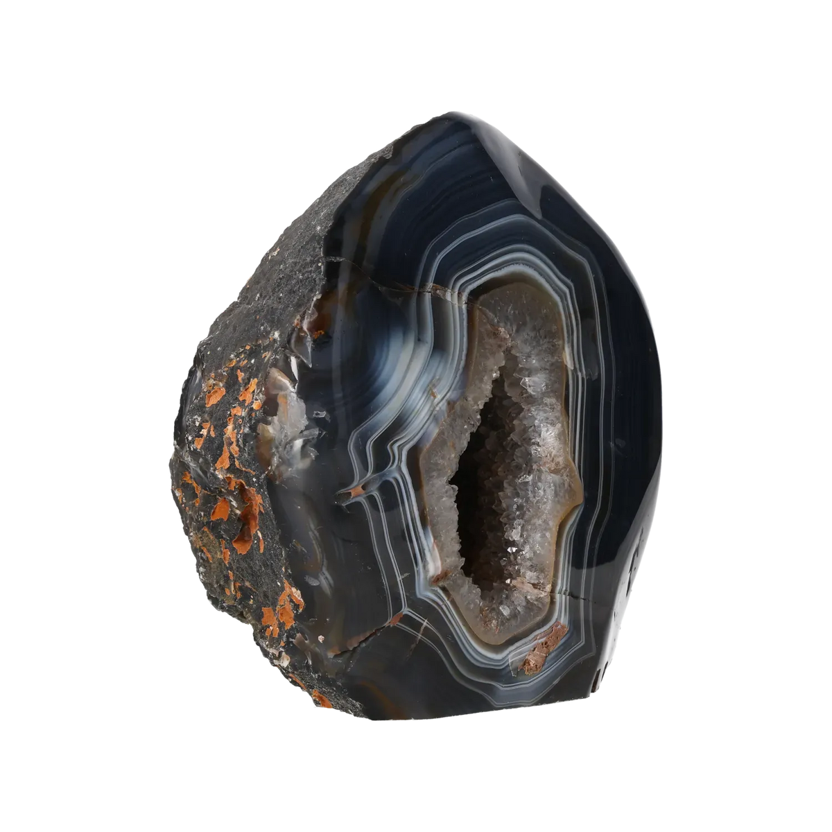 Agate Geode with Quartz Cut Base 10000426