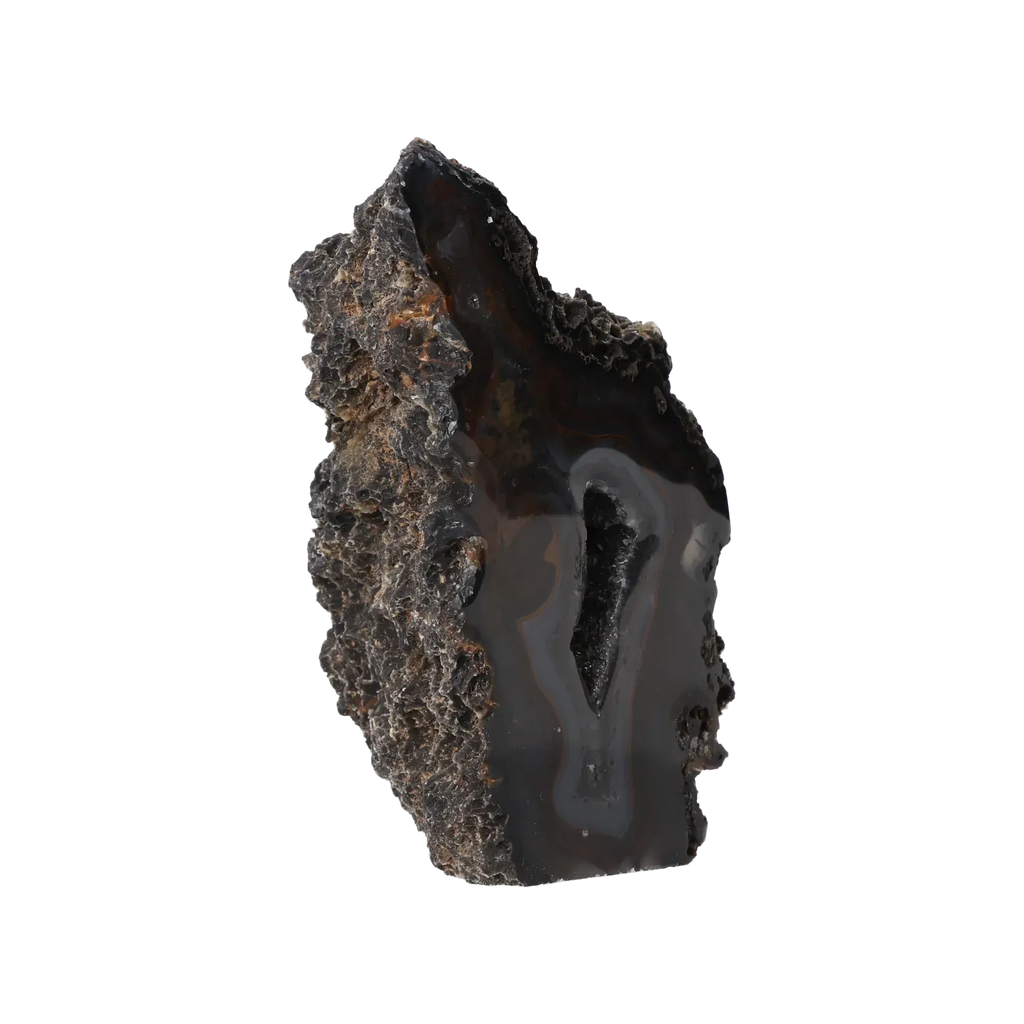 Agate Geode with Quartz Cut Base 10000418
