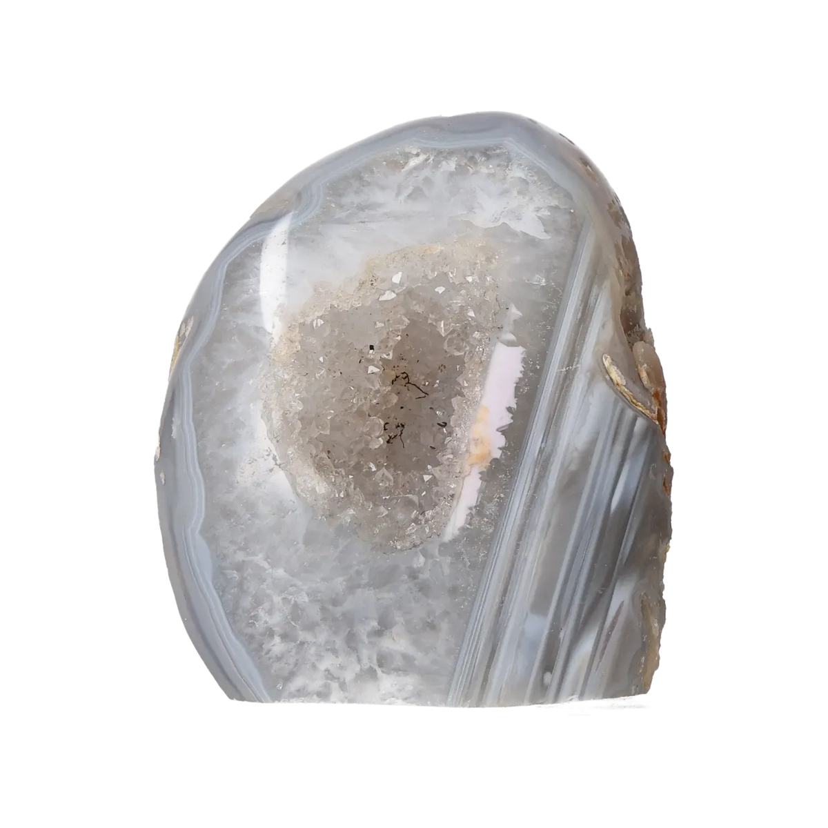 Agate Geode with Quartz Cut Base 10000406