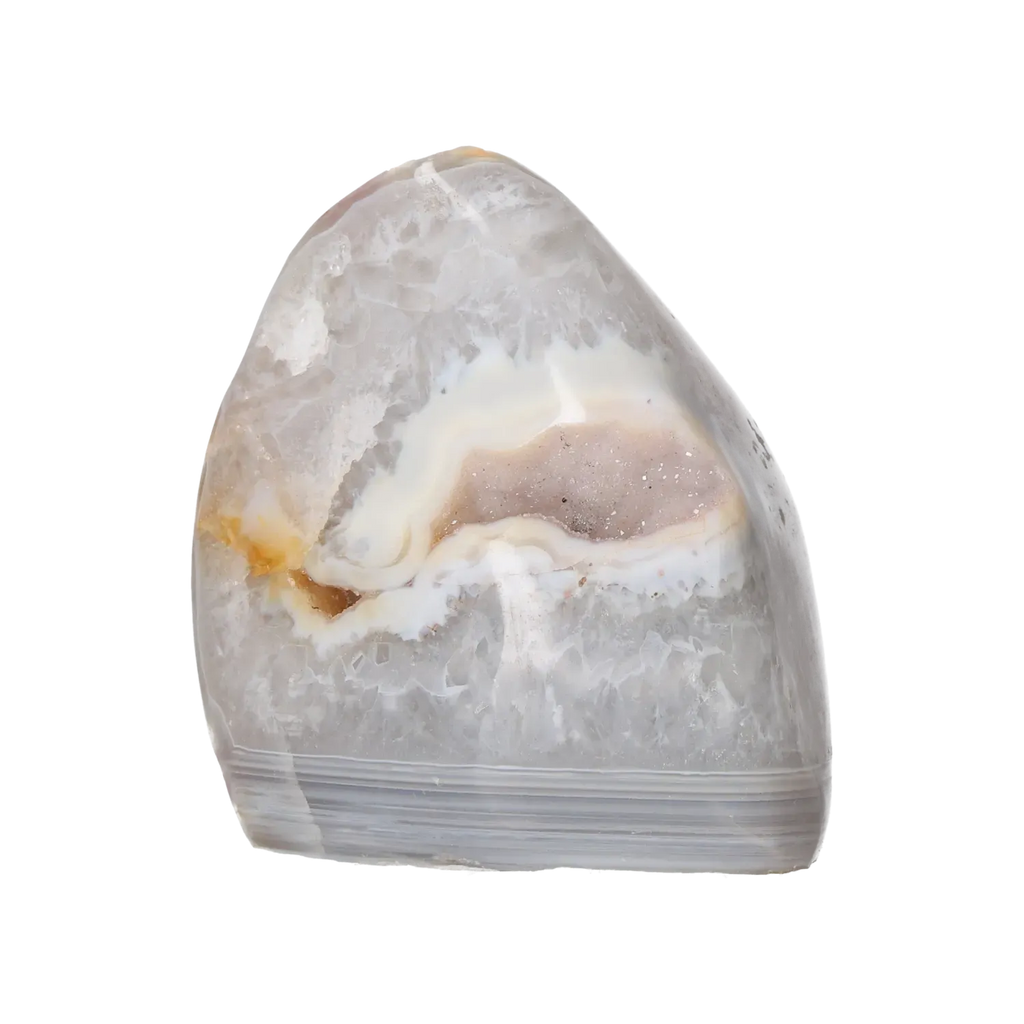 Agate Geode with Quartz Cut Base 10000401
