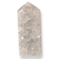 Agate Geoded Points Light beige with faint white and cream patterns. 038096