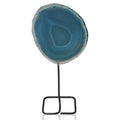 Agate Slice on Metal Stand 038140