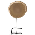 Agate Slice on Metal Stand 040006