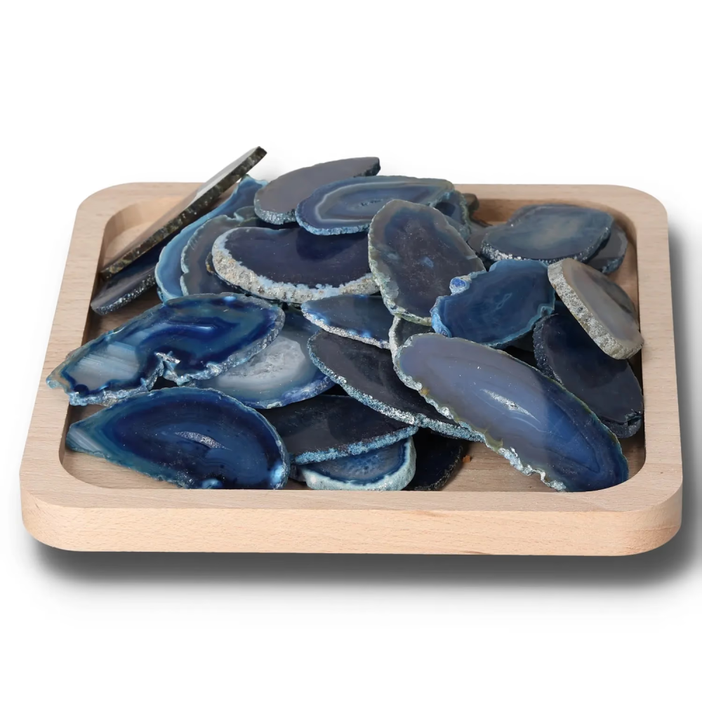 Agate Slice Blue 001799