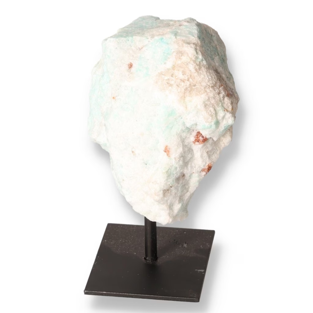 Amazonite Rough on Stand 020213