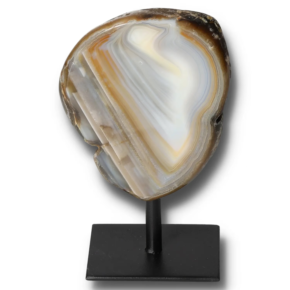 Agate Geode on Stand 022361