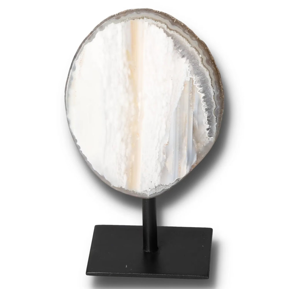 Agate Geode on Stand 022415