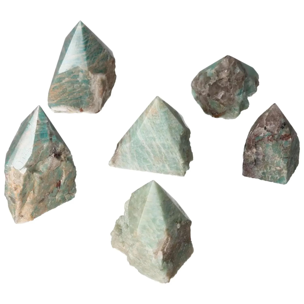 Amazonite Semi-polished Point 575195