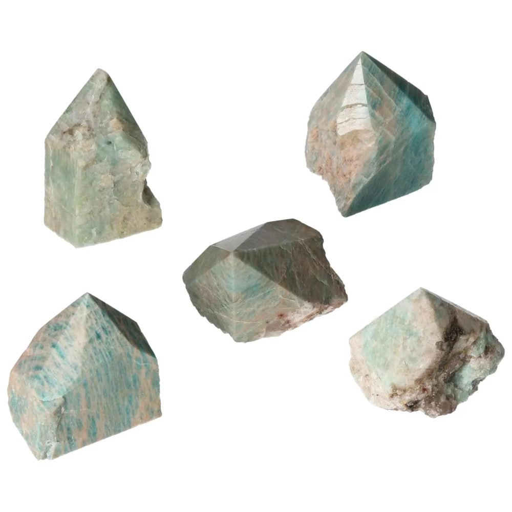 Amazonite Semi-polished Point 575201