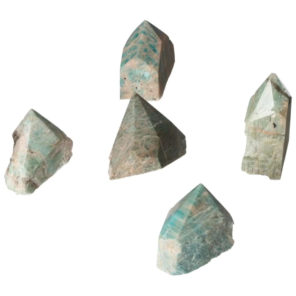 Amazonite Semi-polished Point 575201