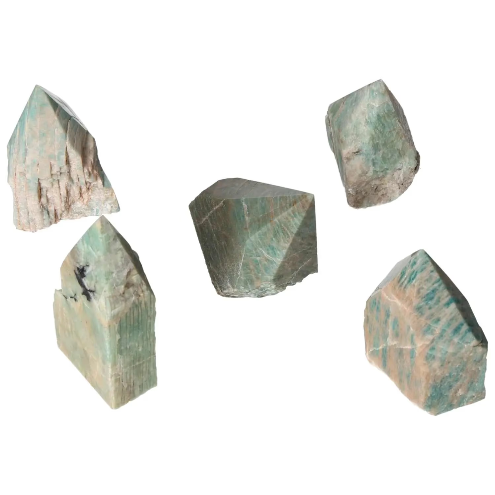 Amazonite Semi-polished Point 575201
