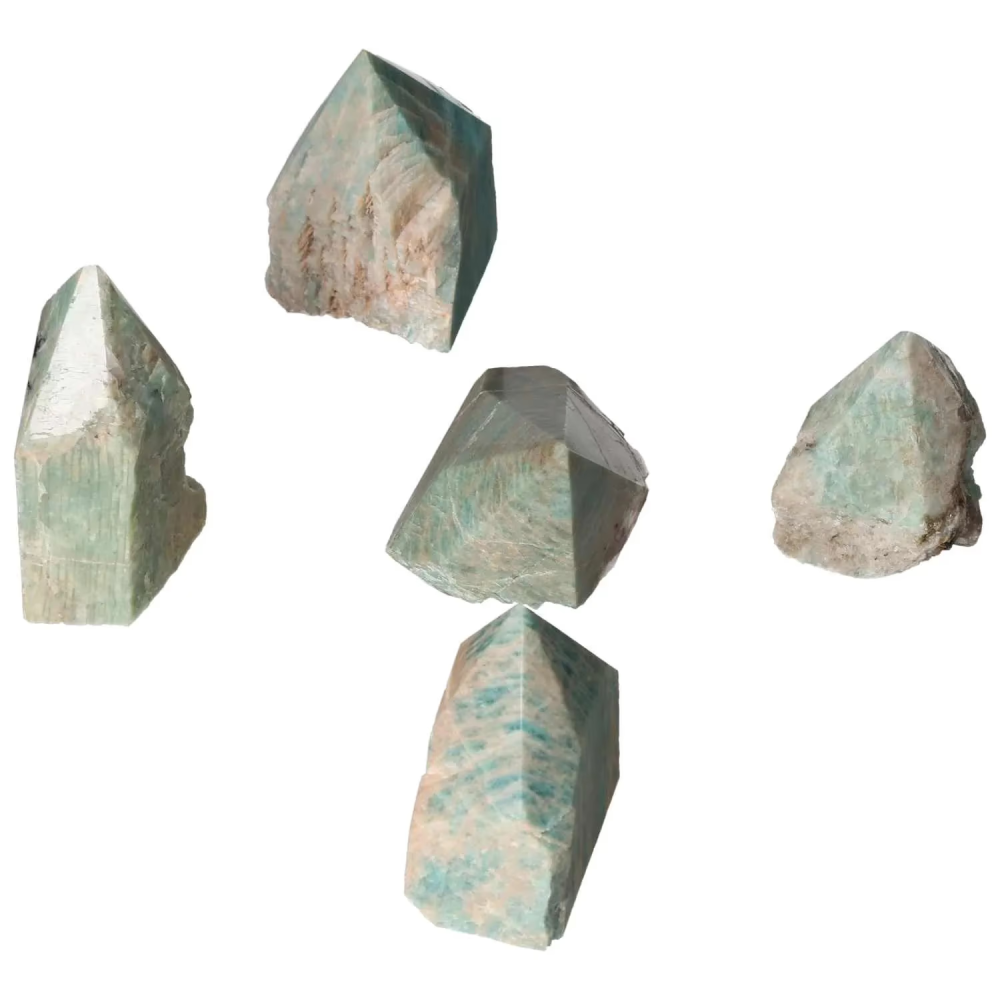 Amazonite Semi-polished Point 575201