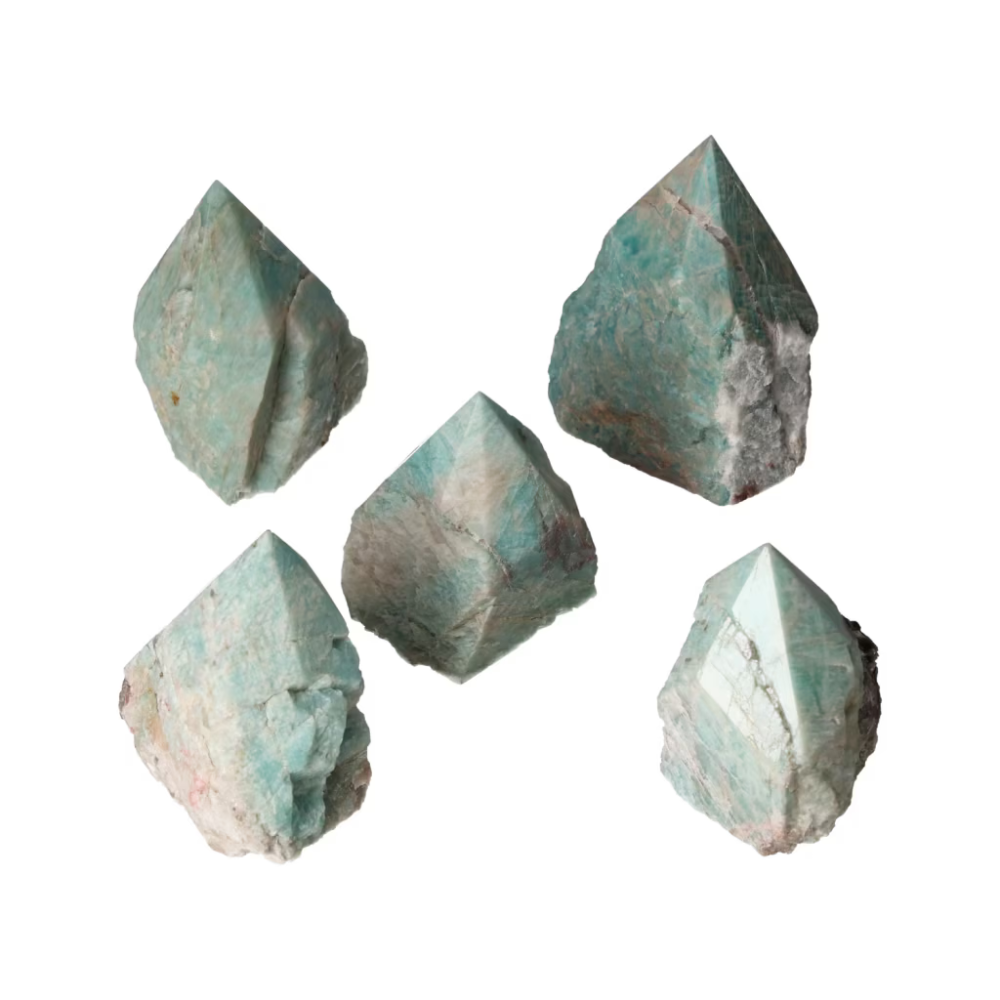 Amazonite Semi-polished Point 575218