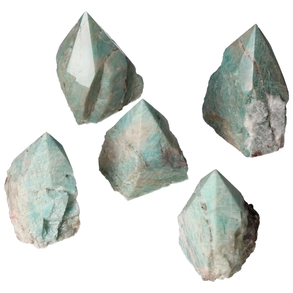 Amazonite Semi-polished Point 575218