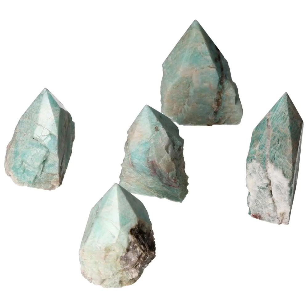 Amazonite Semi-polished Point 575218