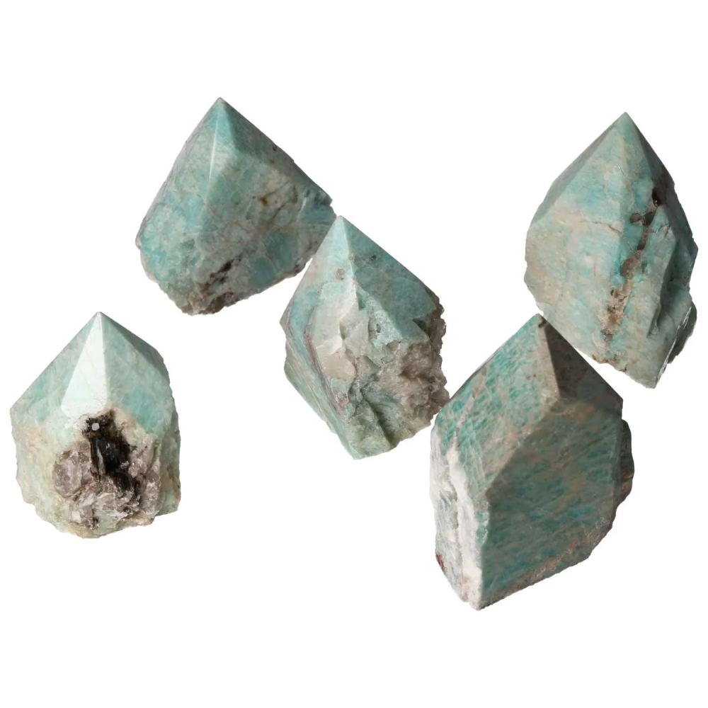 Amazonite Semi-polished Point 575218
