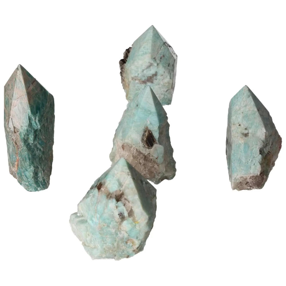 Amazonite Semi-polished Point 575218