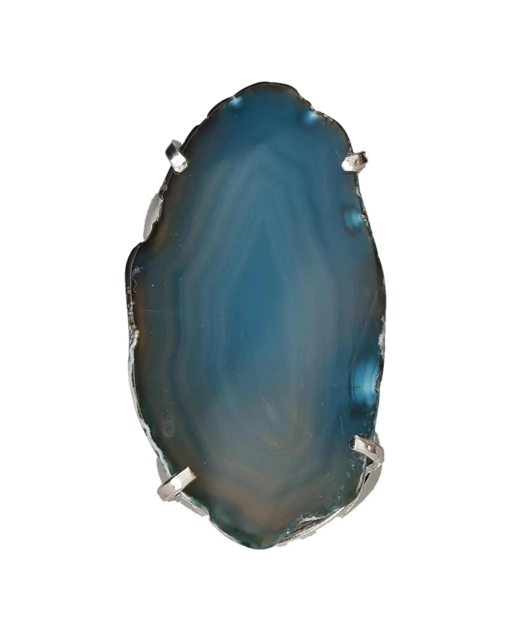 Agate Slice Arc And Wire Ring Gold 603317 P30