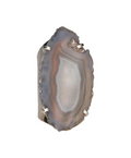 Agate Slice Cuff Ring – Silver Layers of Earth 614252