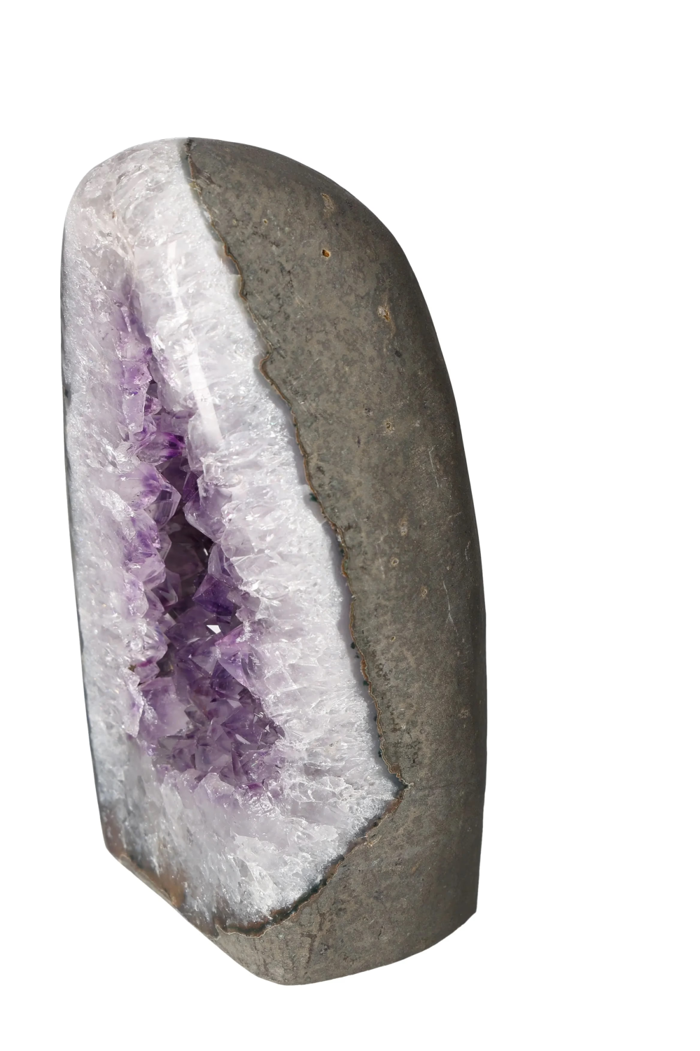Amethyst cut base geode 618816