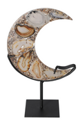 Agate Moon With Metal Base 624909