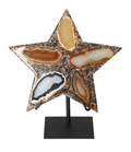 Agate Star With Metal Base 625173