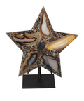 Agate Star With Metal Base 625203