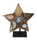 Agate Star With Metal Base 625241