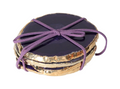 Agate Coasters Purple With Gold Trim 625401