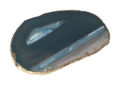 Agate Slice Polished Marine With Gold Trim 625777
