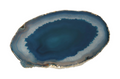 Agate Slice Polished Marine With Gold Trim 625852