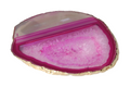 Agate Slice Polished Pink With Gold Trim 626187