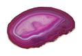 Agate Slice Polished Pink With Gold Trim 626323