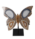 Agate Butterfly With Metal Base 628679