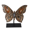 Agate Butterfly With Metal Base 628723