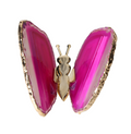 Agate Butterfly With Gold Trim 628891