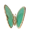 Agate Butterfly With Gold Trim 629065