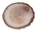Agate Slab With Gold Rim 630931